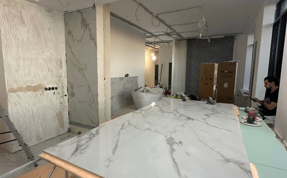Укладка широкоформатного керамогранита 2